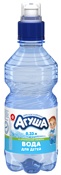 Агуша Вода для детей 0.33 л