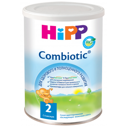 Заменитель Hipp Combiotic 2 (Хипп Комбиотик 2) с 6 мес. 350 гр.