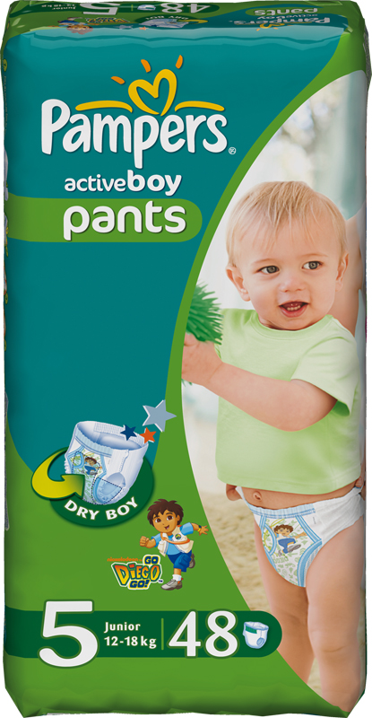 Трусики Pampers Active Boy 12-18 кг. 48 шт. для мальчиков junior (5)