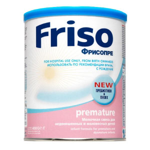 Заменитель Friso Фрисопре с рождения 400 гр. для маловесных детей.