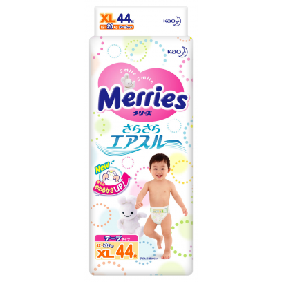 Подгузники Merries ( Мерриес) 12-20 кг. 44 шт. (XL) Япония