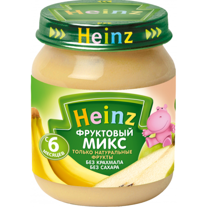 Хайнц Heinz пюре  Фруктовый микс с 6 мес. 120 гр.
