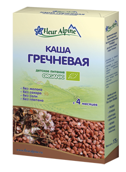 Флер Альпин Органик (Fleur Alpine Organic) каша Гречневая с 4 мес. 175 гр. б/мол.