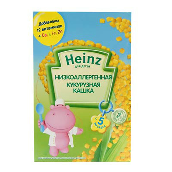 Heinz Хайнц Каша кукурузная низкоаллергенная с 5 мес. 200 гр.