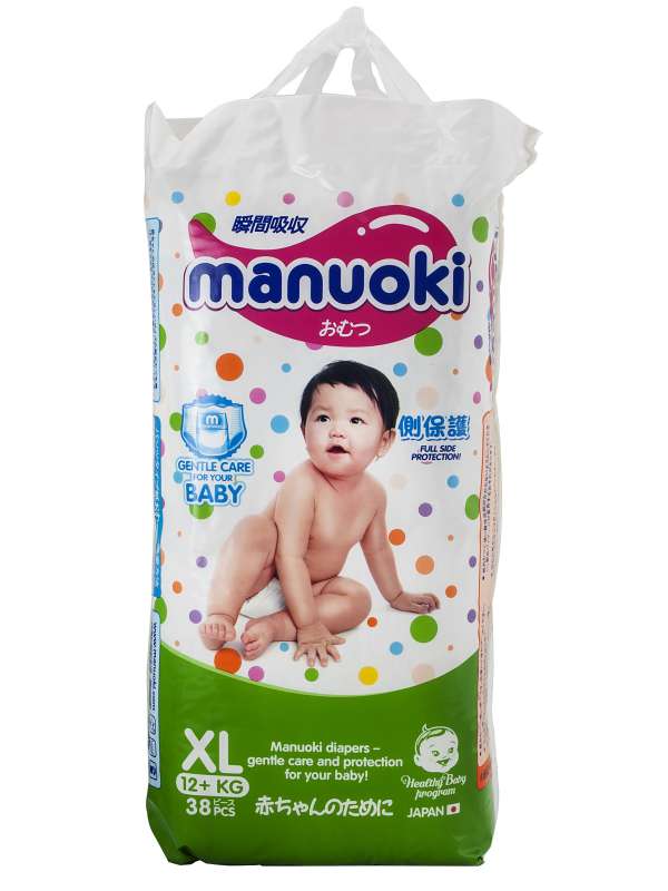 Трусики-подгузники Manuoki 12+ кг. 38 шт. (XL)