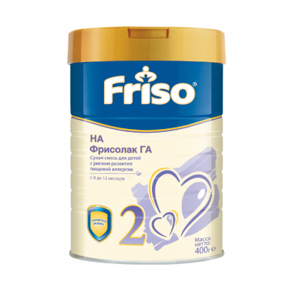 Молочная смесь Friso Фрисолак ГА 2 с 6 месяцев 400 г