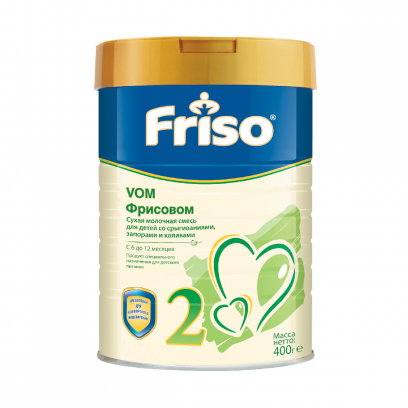 Молочная смесь Friso Фрисовом 2 с 6 месяцев 400 г