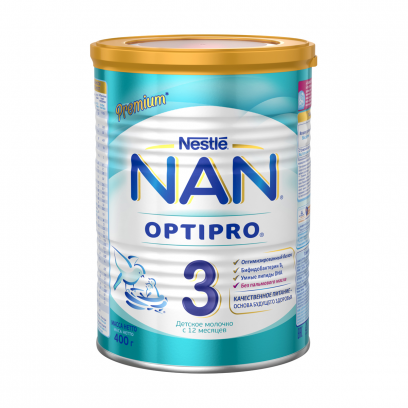 Молочко Nestle NAN 3 Premium OPTIPRO с 12 месяцев 400 г