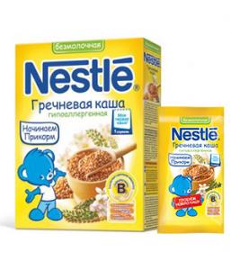 Нестле (Nestle) Каша гречневая гипоаллергенная 1 ступень с 4 мес. 200 гр. б/мол.
