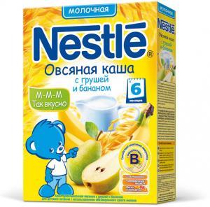 Нестле (Nestle) Каша овсяная с грушей и бананом с 6 мес. 250 гр. мол.