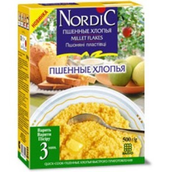 Nordic Нордик Каша пшённая , безмолочная, с 12 мес., 500 гр.