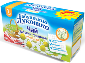 Баб. Лукошко - чай детский травяной "Ромашка" , 1 мес.