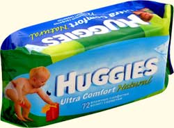 Салфетки детские Huggies Ultra Comfort Natural  64 шт.